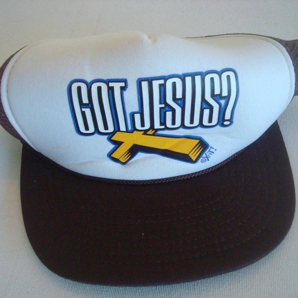 GOT JESUS‎ TRUCKER 90S HAT CAP VINTAGE 00S Y2K X1